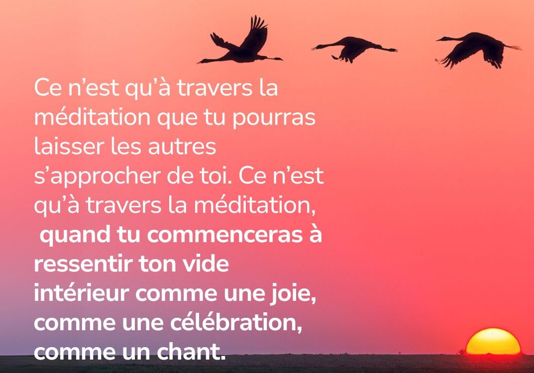 Initiation aux méditations actives OSHO®